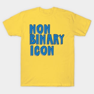 Nonbinary Icon (Blue) T-Shirt